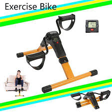 Foldable Mini Floor Foot Pedal Exerciser Leg Machine Under Desk Exerciser Requires Simple Assembly Workout Machines Cycle Trainer Folding Exercise Bike