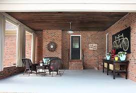The first, obvious place to start is to make sure it has a roof. Covered Patio Makeover 7thhouseontheleft Com Carport Patio Patio Makeover Diy Patio