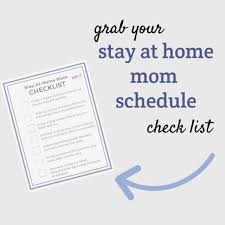 A Stay At Home Mom Schedule Guaranteed To Keep You Sane