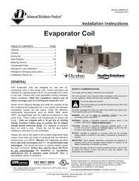 Evaporator Coil Advanced Distributor Products