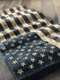 Black And Gray American Flag Meaning Wavy Handcrafted American Flag Distressed And Stained With Love Https Www Etsy Com Shop Onenationcreati American Flag Wood Wooden American Flag Wood Flag