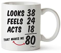 What are good gifts for the elderly? 80th Birthday Gifts For Women Eighty Years Old Men Gift Happy Funny 80 Mens Womens Womans