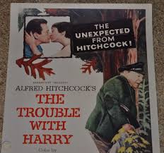 Official theatrical movie poster (#2 of 2) for the trouble with harry (1955). Alfred Hitchcock Movie Poster 14x36 Insert 1955 The Trouble With Harry Rolled 1880423957
