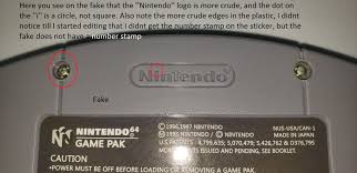 This thing is every nintendo 64 kid's holy grail. Fake Vs Real Nintendo 64 Game Album On Imgur
