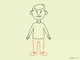 How to draw a man (easy to follow) Cartoon Man Easy To Draw Novocom Top