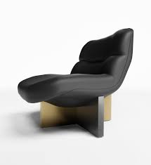 Zuma Lounge Modern Chair In A Black Lealpell Seta Leather With High Gloss Base In 2020 Lounge Chair Design Italian Modern Sofa Modern Leather Sofa