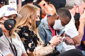 She was spotted sitting courtside with rich paul, 39, lebron james'agent,. Jr4ctt0ibnwom