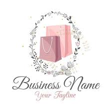 Progettazione Di Logo Personalizzato Borse Shopping Logo Etsy Logo Online Shop Boutique Logo Design Hanger Logo