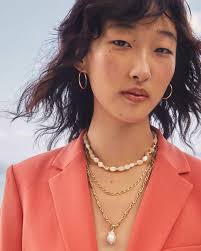 Melody Gold Small Long Pendant Necklace