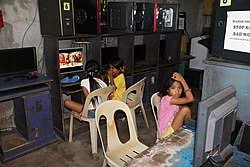 The users need to share one adsl internet connection. Internet Cafe Wikipedia