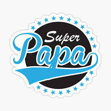 C'est pourquoi cette année nous avons imaginé le diplôme de super maman ! Super Papa Stickers Redbubble