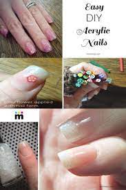 Acrylic Nails At Home Is So Easy Diy Acrylic Nails Simple Acrylic Nails Long Acrylic Nails