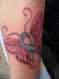241 posts · 5,814 followers. Pink Cancer Ribbon Butterfly Tattoo On Inner Arm