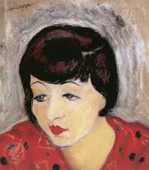 Portrait of a Woman by George Loftus Noyes Reproduction For Sale