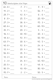 Dividieren im kopf mit und ohne rest => 45 matheaufgaben pro arbeitsblatt, als übung ab der 3. Kopfrechenblatter Zum Einmaleins Multiplizieren Und Dividieren Alle Reihen Nachhilfe Mathe Kopfrechnen Einmaleins