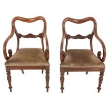 These chairs are sheraton style, very elegant & at the same time. Victorian Mahogany Dining Chairs 65 For Sale On 1stdibs
