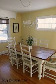 Cozy Cottage Cute How Often Do You Paint Your Walls Kitchen Table Chairs Table And Chairs Dining Room Lighting