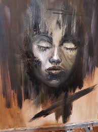 Self portrait You may not precive this as abstract, my apologies. However,  would love constructive criticism 💜