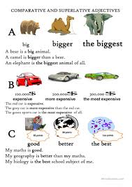 Driving is faster than walking. Comparative And Superlative Adjectives English Esl Worksheets For Distance Learning And Physical Classrooms