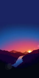 Sunrise View Minimal Nature Iphone Wallpaper Landscape Wallpaper Iphone Wallpaper Landscape Scenery Wallpaper