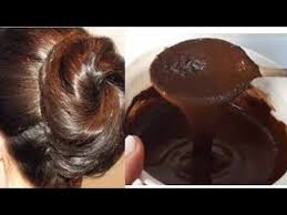 صباغة طبيعية تخفي وتعالج الشعر الابيض والشيب احصلي على لون شعر بني طبيعي في المنزل youtube hair style vedio hair beauty your hair