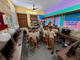 Blessed day. Inaugurated a digital Computer Centre for children in Public  School, Shivaji Nagar, Juhu #Mumbai today & the joy in that room was  something words can barely capture. Watching these young