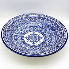 .rest #pottery #painting #spoonrestpotterypainting ceramic spoon rest was made from natural clay on a pottery wheel and painted by hand. 34 Cm Large Plate Or Hand Painted Ceramic Fruit Bowl Fesi Series Arab Home Decor