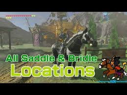 Bridles And Saddles - The Legend Of Zelda: Breath Of The Wild Walkthrough &  Guide - Gamefaqs
