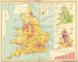 Wales is a country part of the united kingdom and the island of great britain, bordered by england to its east and the atlantic ocean and irish sea to its west. England Wales Population Density Agricultural Industrial Commercial 1939 Map