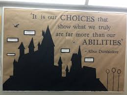 Harry Potter Bulletin Board Harry Potter Classroom Harry Potter School Harry Potter Classes