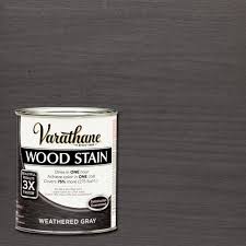 Varathane 1 Qt 3x Weathered Gray Transparent Premium Wood Stain Case Of 2