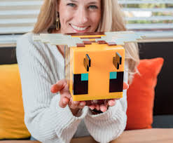 If provoked, bees attack in a swarm to sting the player and inflict poison. Minecraft Bee 5 Inch Figural Mood Light Free Shipping Toynk Toys