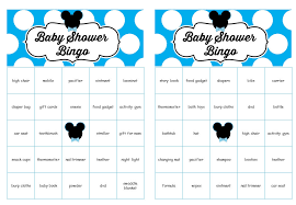 Before you print all your bingo cards, please print a test page to check they come out the right size and color. 2rabbits Print Enjoy Mickey Mouse Baby Shower Bingo Cards Prefilled