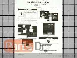 Kitchenaid refrigerator manual krfc302ess00 reviews of golo. W10619951 Whirlpool Refrigerator Drain Tube Kit Parts Dr