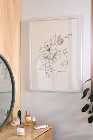 Nadja Minimal Line Art Woman Face Ii Art Print Minimalist Art Print Minimalist Art Minimal Wall Art