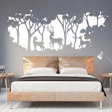 Bei den wandtattoos fürs schlafzimmer findest du eine vielzahl unterschiedlicher wandmotive rund um das thema träumen und schlafen. Wandtattoo Hirsche Im Wald Wandtattoo