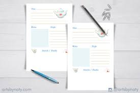 Free planner printables that can be personalized online before you print. Tea Break For Ideas Journal Kdp Interior Graphic By Artsbynaty Creative Fabrica