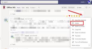 Open microsoft teams and log in if prompted. Allow Administrators To Delete Any Chat Message In Teams Ciaops