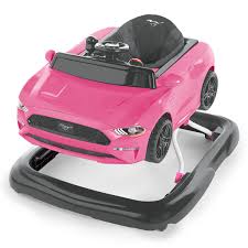 Bright Starts 3 Ways To Play Ford Mustang Baby Walker With Activity Station Pink Walmart Com In 2020 Car Baby Walker Ford Mustang Baby Walker