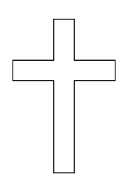 Cross Outline Google Haku Outline Symbols Letters