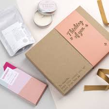 Find truly thoughtful thinking of you gifts: Thinking Of You Letterbox Gift Peach By Fora Creative Notonthehighstreet Com