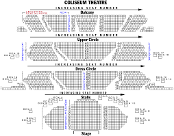 london coliseum seating plan london theatre theater