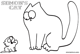 Simons Cat Coloring Pages Coloring Pages To Download And Print Cat Coloring Page Simons Cat Coloring Pages