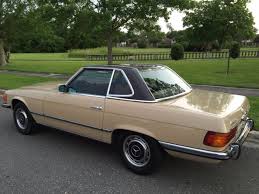 1973 Mercedes Benz Sl Class Beige Brown 263 Tobacco Brown Leather Mercedes Benz Beige Benz