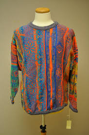 Coogi sweater from 1992 in the clothing and textiles collection. Coogi A Pop Culture Fashion Icon Textiles And Clothing Museum