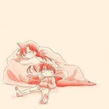 新蘭 コ蘭 ほか 目黒河 創作sns galleria ギャレリア かわいいイラスト 新蘭 コナン 蘭