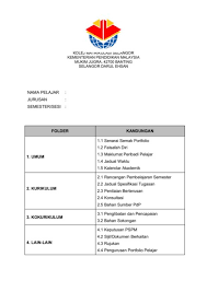 Kolej matrikulasi selangor terletak di banting, selangor. Portfolio Pelajar 20 Flip Ebook Pages 1 50 Anyflip Anyflip
