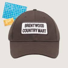 Notesbrown 100 Cotton Hat With Brentwood Country Mart Patch And Adjustable Velcro Strap Product Made By Brentwood Brentwood Country Mart Cotton Hat Brentwood