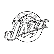 Coloring Book Utah Jazz In 2020 Utah Jazz Jazz Coloring Books