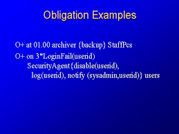 … these are generally legal obligations. What Is Obligation Example Know It Info